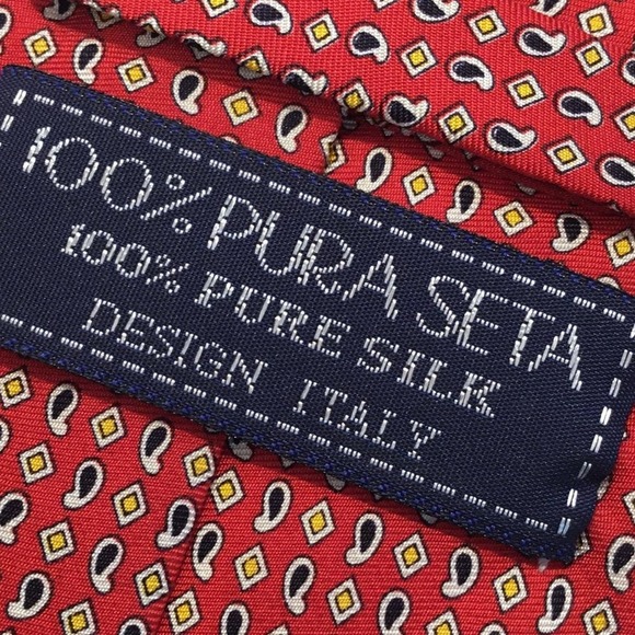 100% PURA SETA SILK TIE - Picture 3 of 8